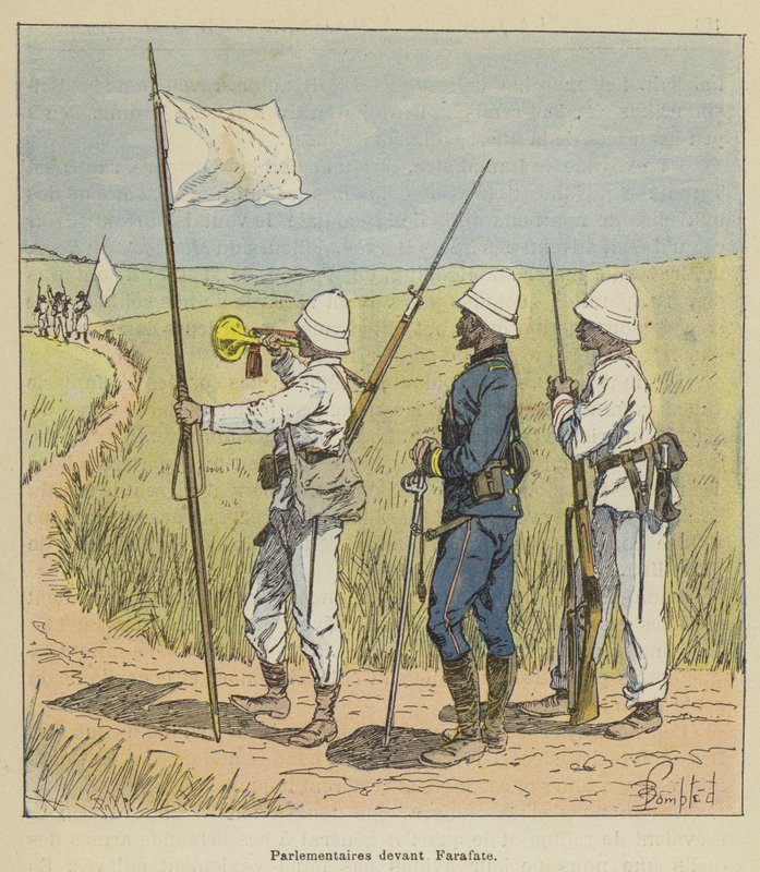 Parlamentarikere foran Farafate av after Louis Charles Bombled