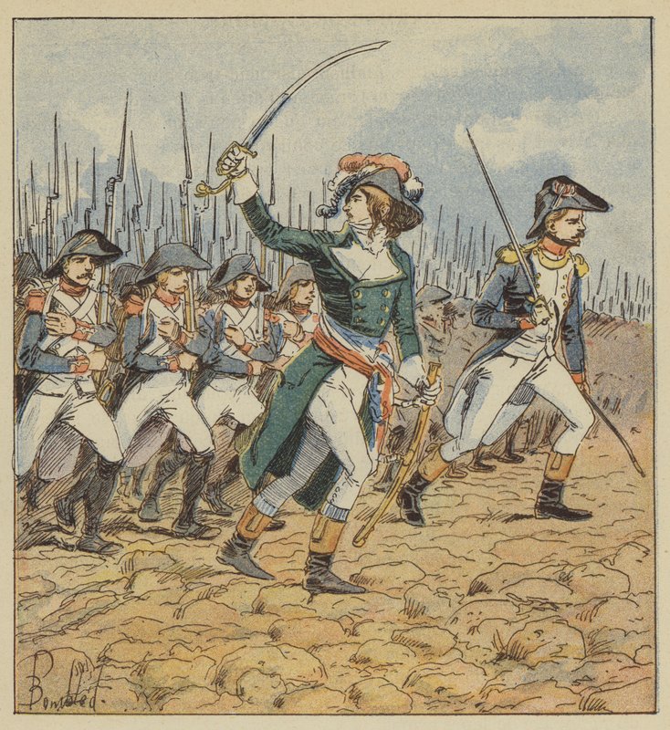 Representant for folket i hæren av after Louis Charles Bombled