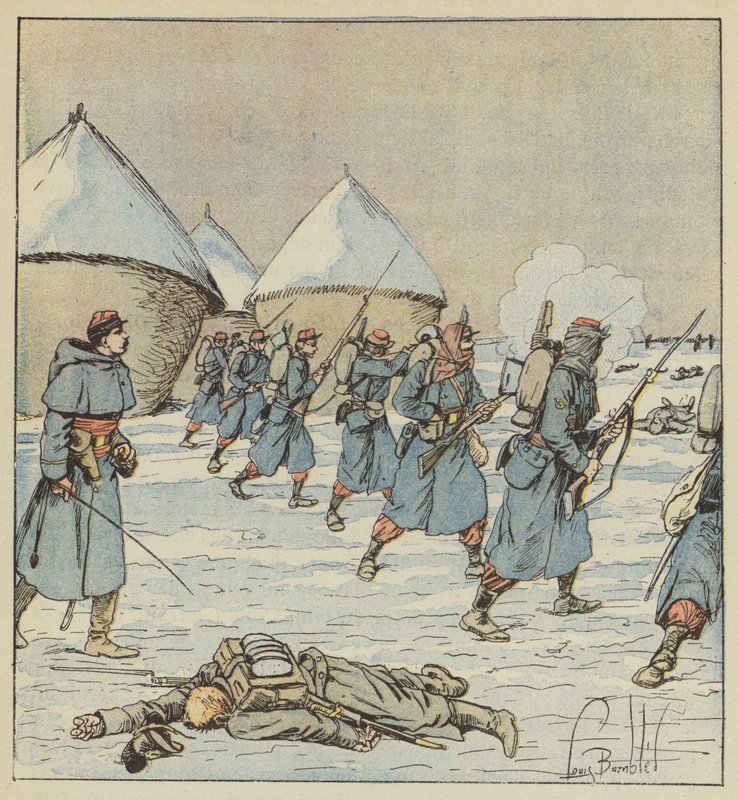 Treffer av 34. mars av after Louis Charles Bombled