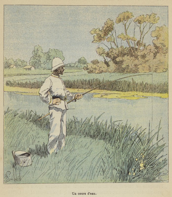 Vassdrag av after Louis Charles Bombled