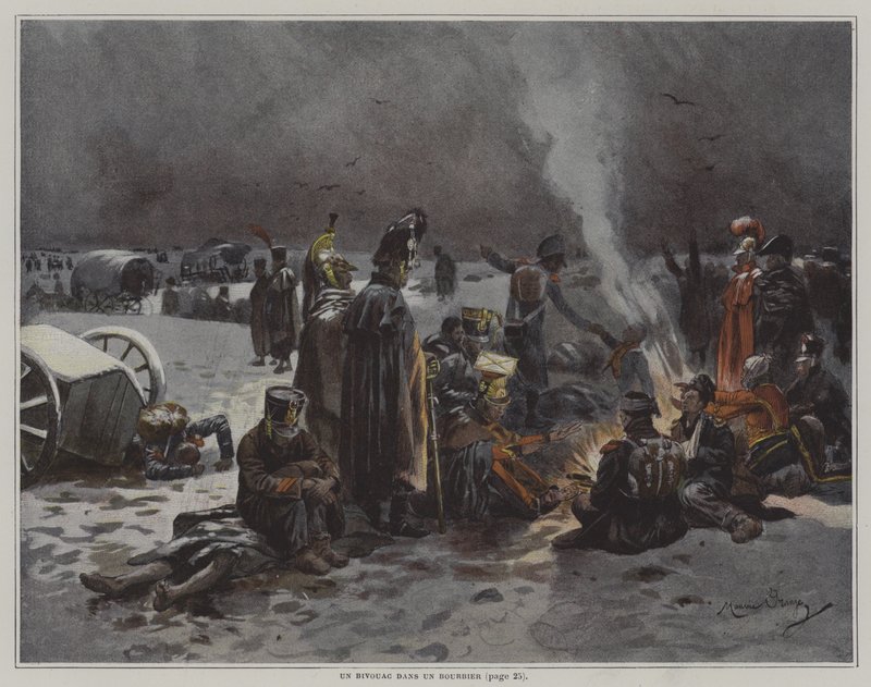 En bivuakk i en hengemyr av after Maurice Henri Orange