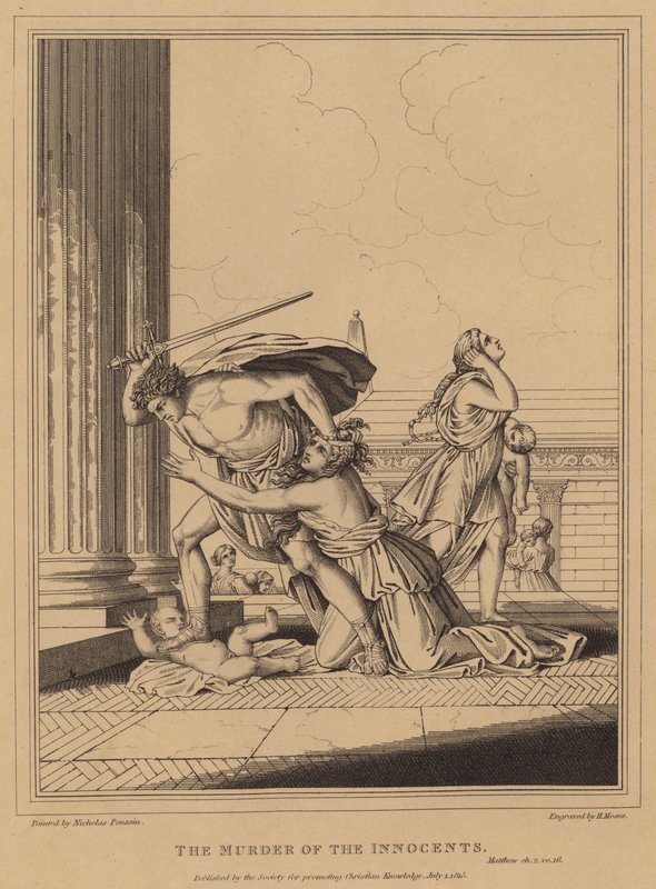 Mordet på de uskyldige, Matthew av after Nicolas Poussin