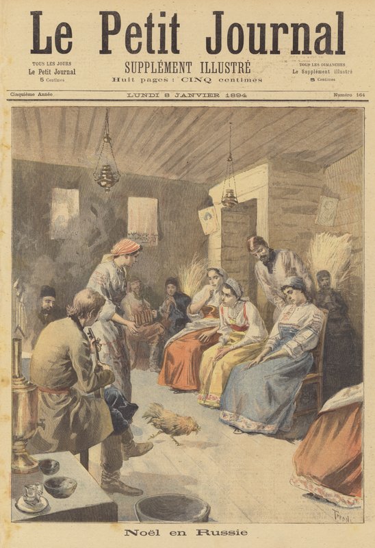 Jul i Russland av after Oswaldo Tofani