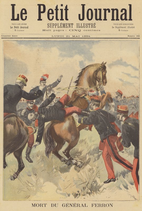 General Ferrons død av after Oswaldo Tofani