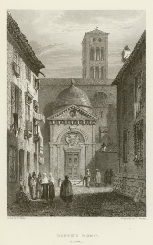 Dantes grav, Ravenna av Samuel (after) Prout