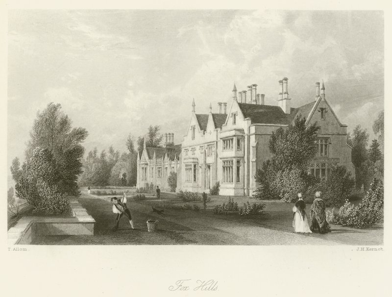 Fox Hills av after Thomas Allom